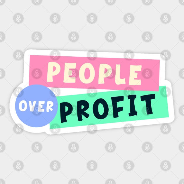 People Before Profit Sticker by Football from the Left